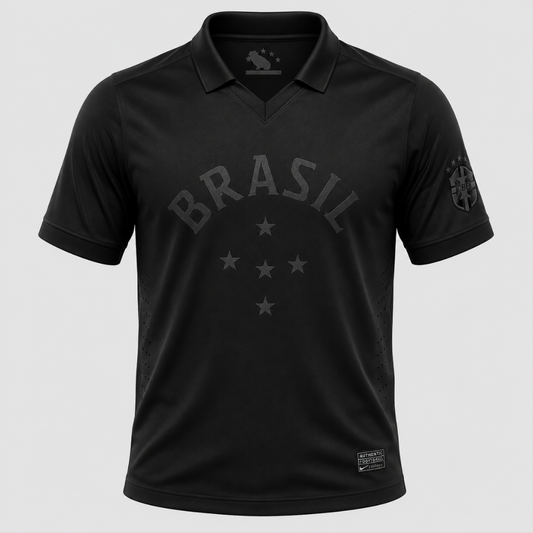 Camisa Brasil 2013 Torcedor Masculina All Black
