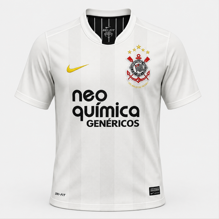 Camisa Corinthians I 2010/2011 Retrô Torcedor Masculina