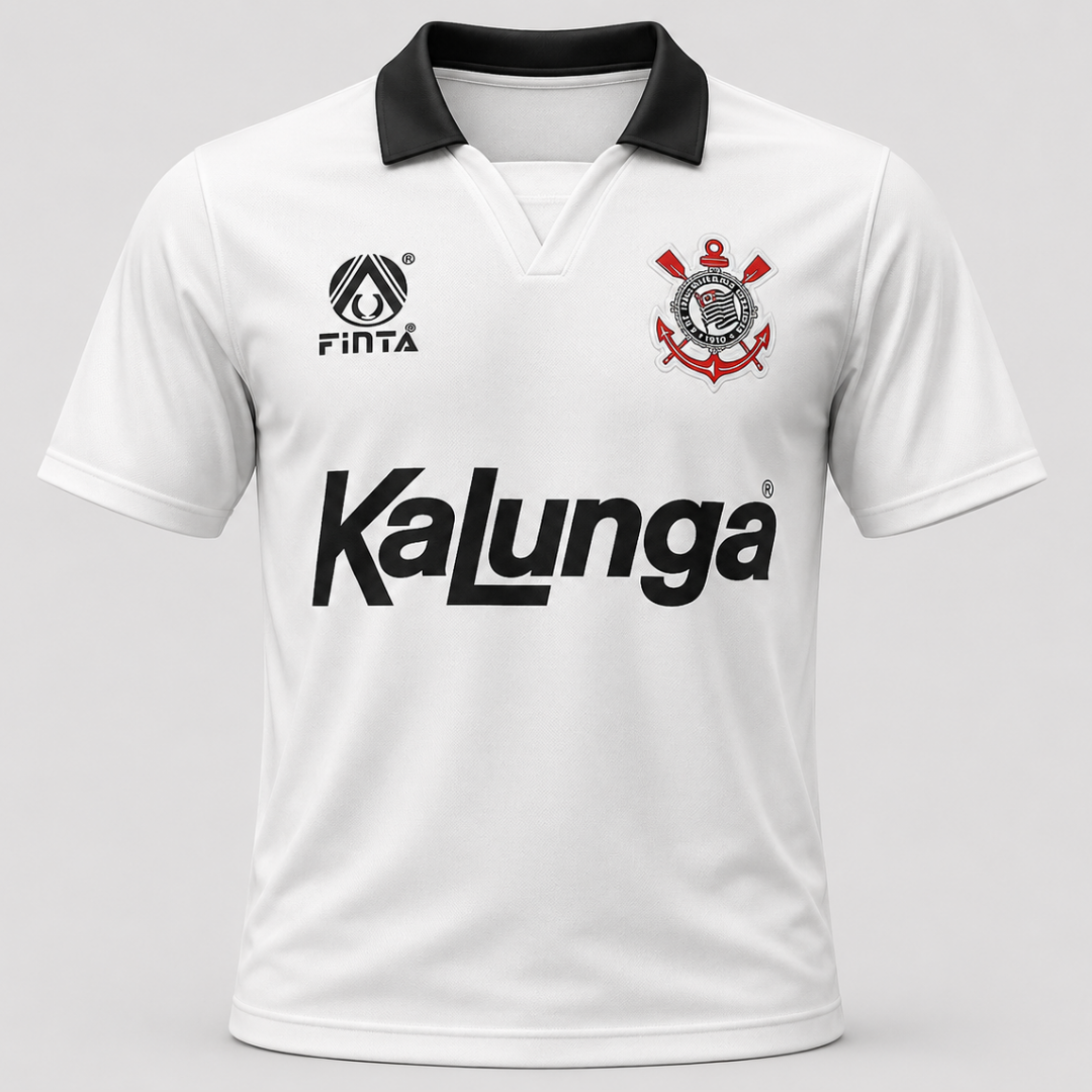 Camisa Corinthians 1990 Retrô Torcedor Masculina