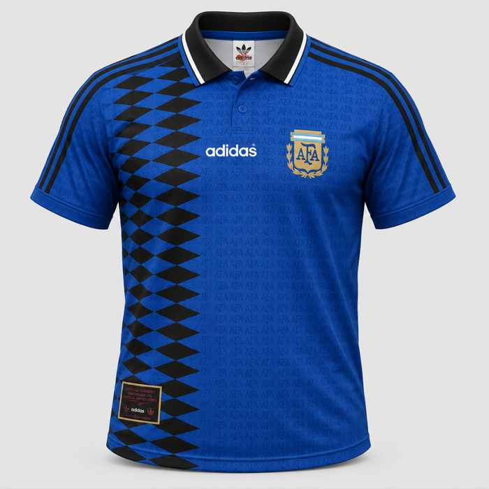 Camisa Argentina Away 1994 Retrô Azul