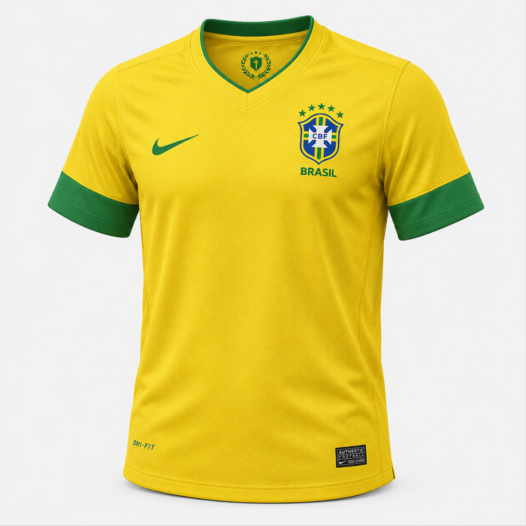 Camisa Nike Home Seleção Brasileira 2012/2013 Retrô