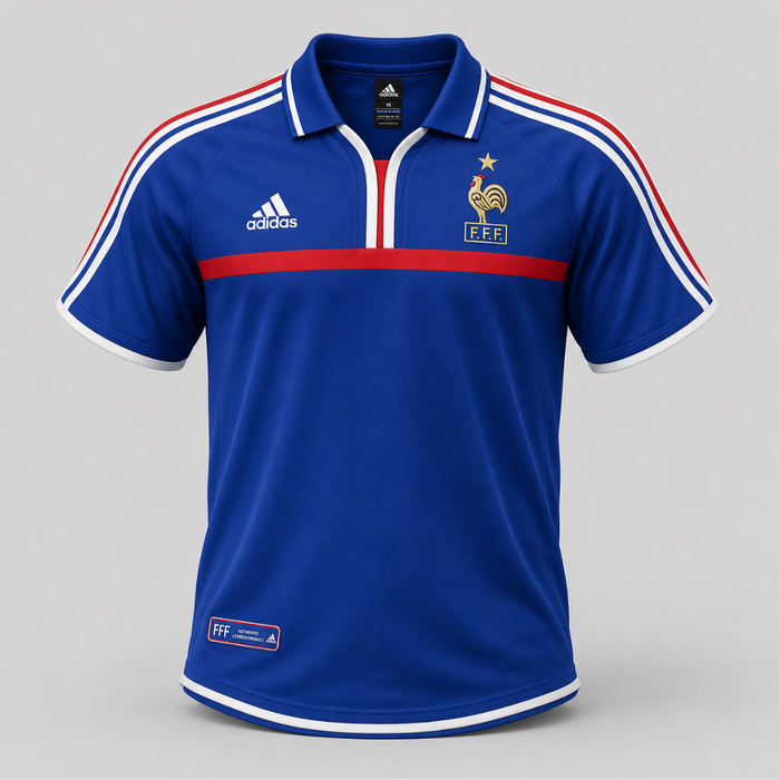 Camisa Seleção França Eurocopa 2000 Retrô Torcedor Masculina