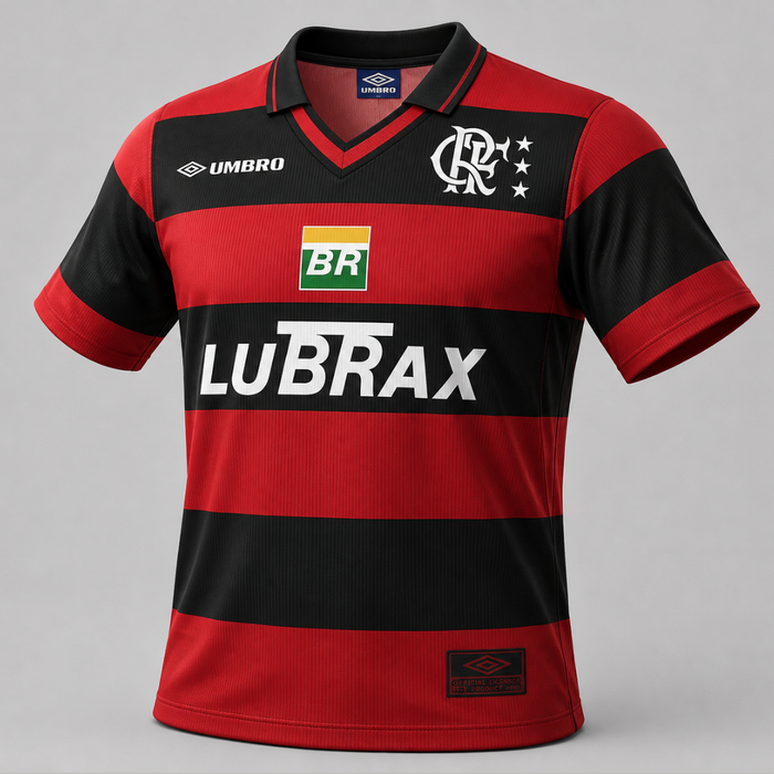 Camisa Flamengo Retrô 1995 Home Torcedor Masculino