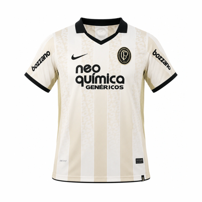 Camisa Retrô Timão Comemorativa 100 anos Torcedor Masculina