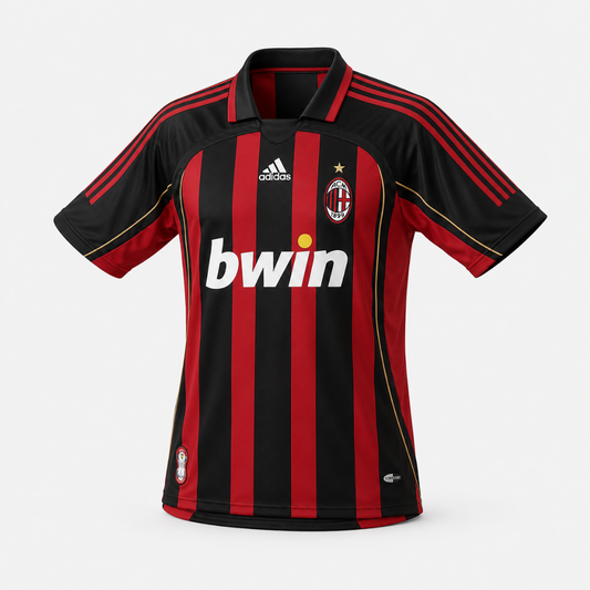 Camisa AC Milan 2006/2007 Retrô Torcedor Masculina