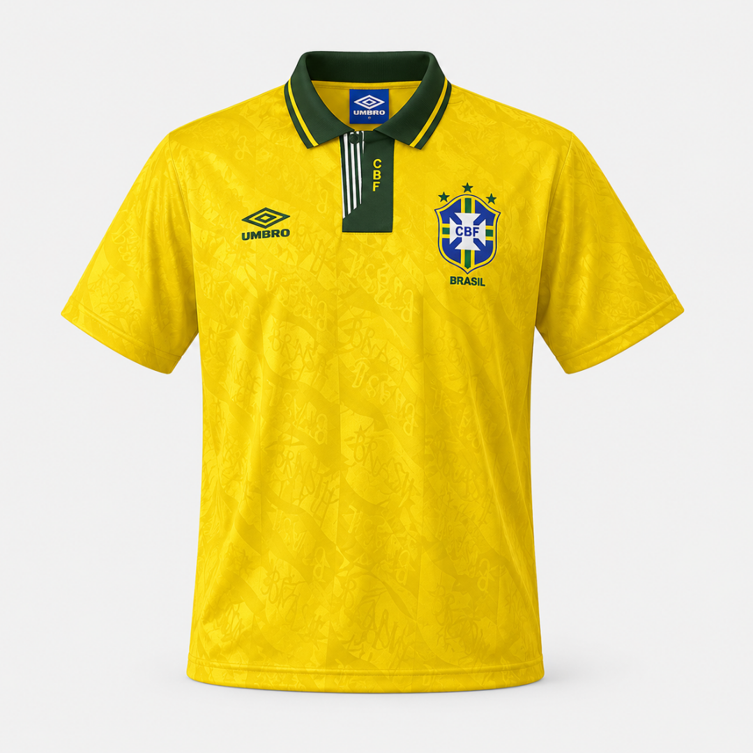 Camisa Seleção Brasileira Retrô 1991/1993 Amarela