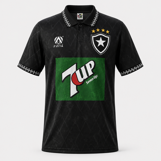 Camisa Preta Retrô Botafogo 1995/1996 Torcedor Masculina