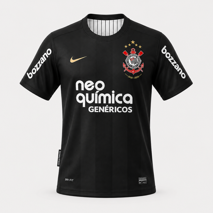 Camisa Corinthians Retrô Away 2010 Torcedor Masculina