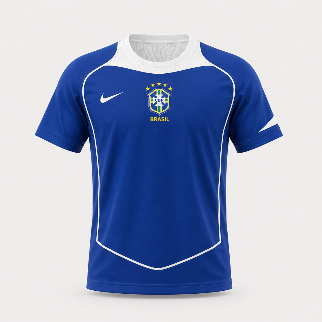 Camisa Brasil 2004 T90 Retrô Torcedor Masculina