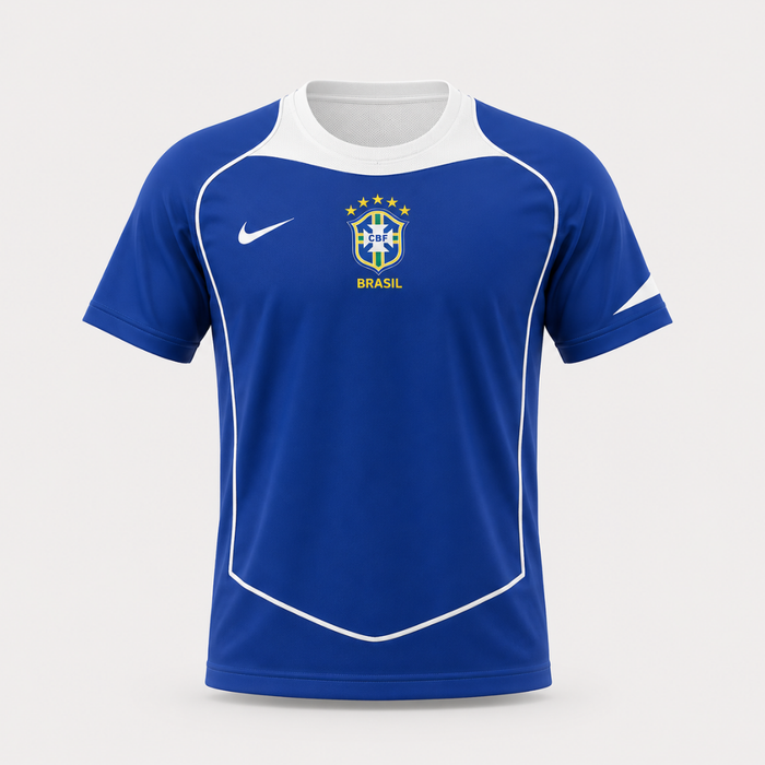 Camisa Brasil 2004 T90 Retrô Torcedor Masculina
