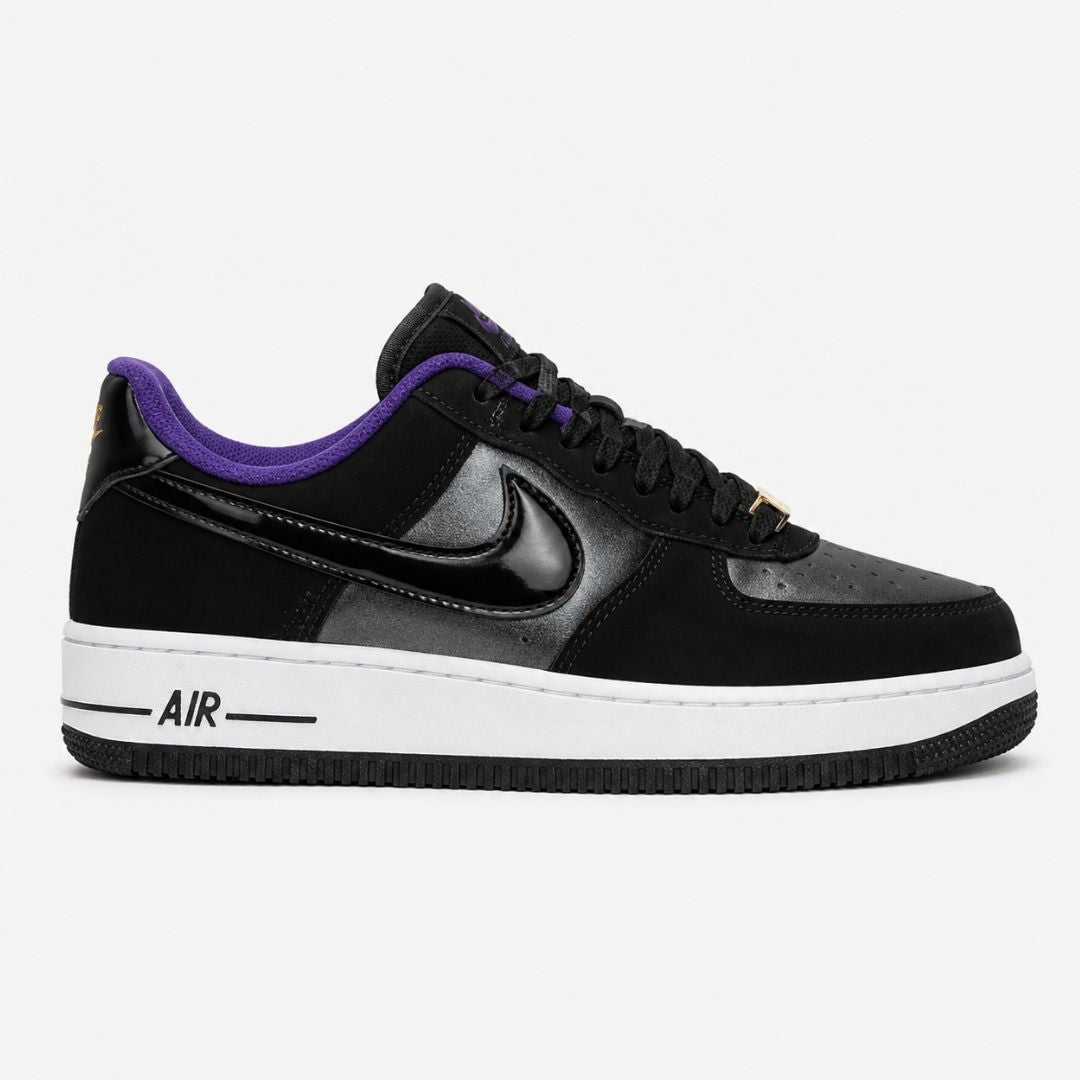 Tênis Nike Air Force 1 Champs Preto e Roxo