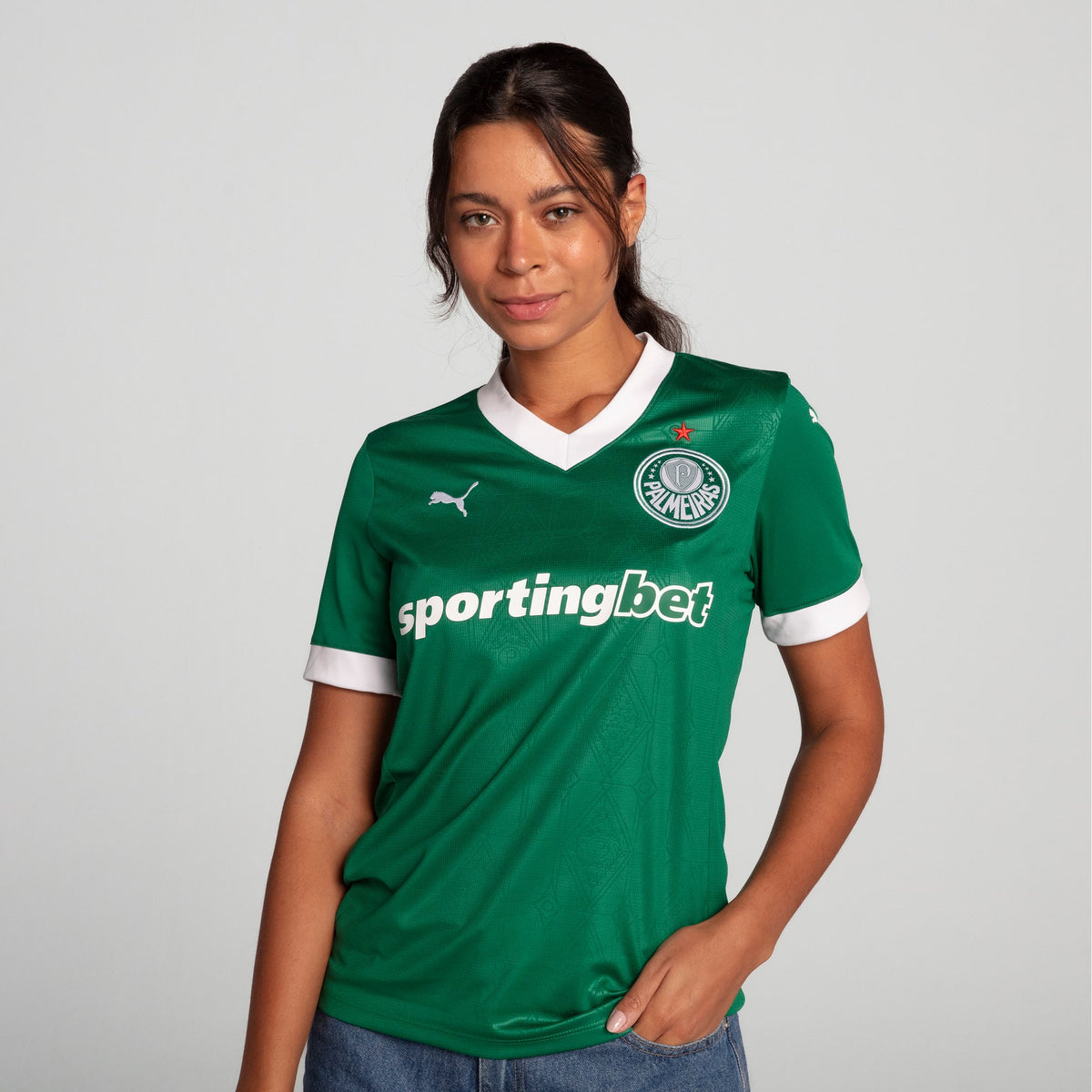 Camisa Palmeiras HOME 2025 Feminina Torcedora