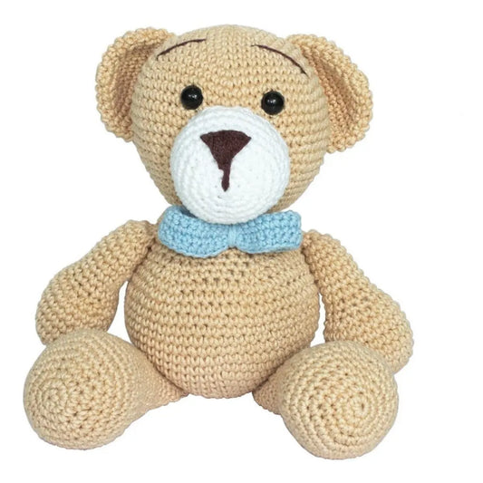 Urso de Tricô Amiguxo para Decoração
