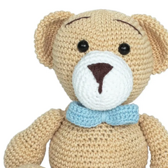 Urso de Tricô Amiguxo para Decoração